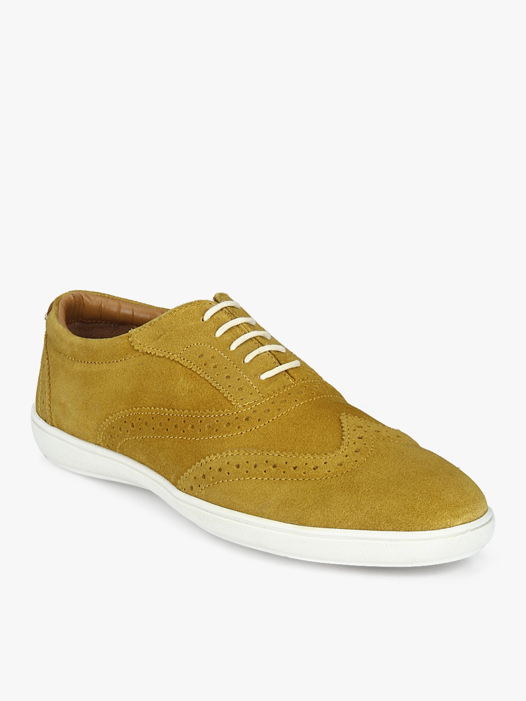 

P Druno Yellow Lifestyle Shoes