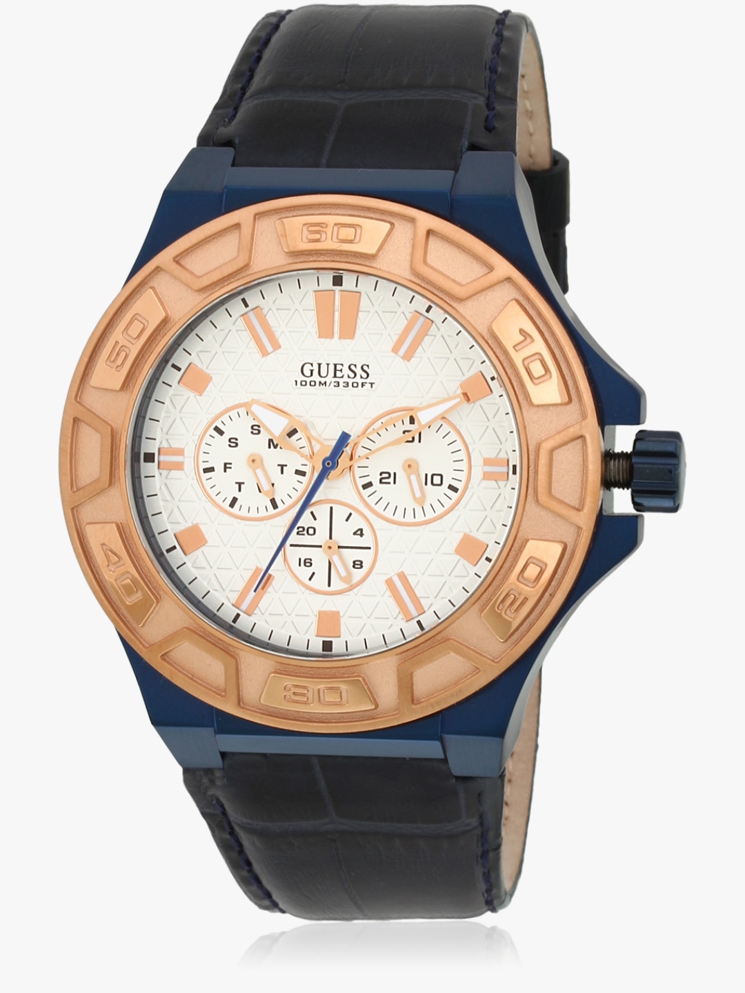 

GUESS Men White Analogue Watch W0674G7