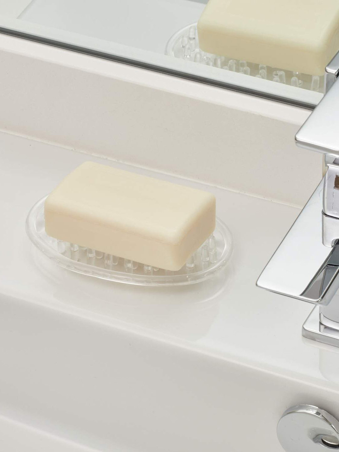 

INTERDESIGN White Set of 4 Soap Dish