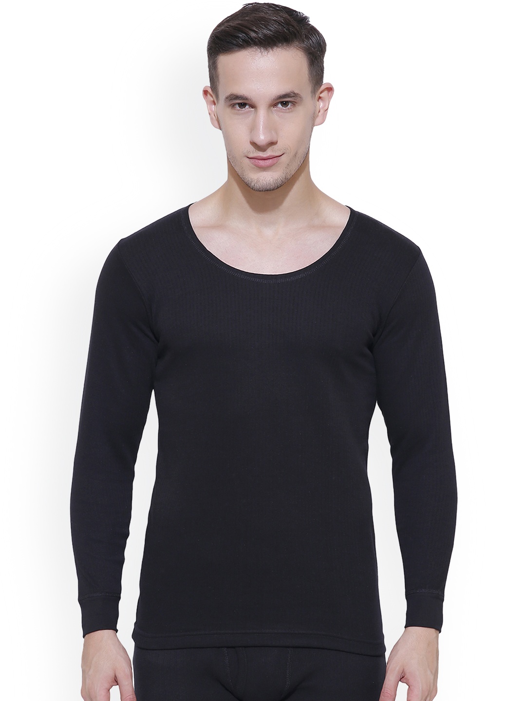 

BODYCARE INSIDER Men Black Solid Thermal Top B101BL_80