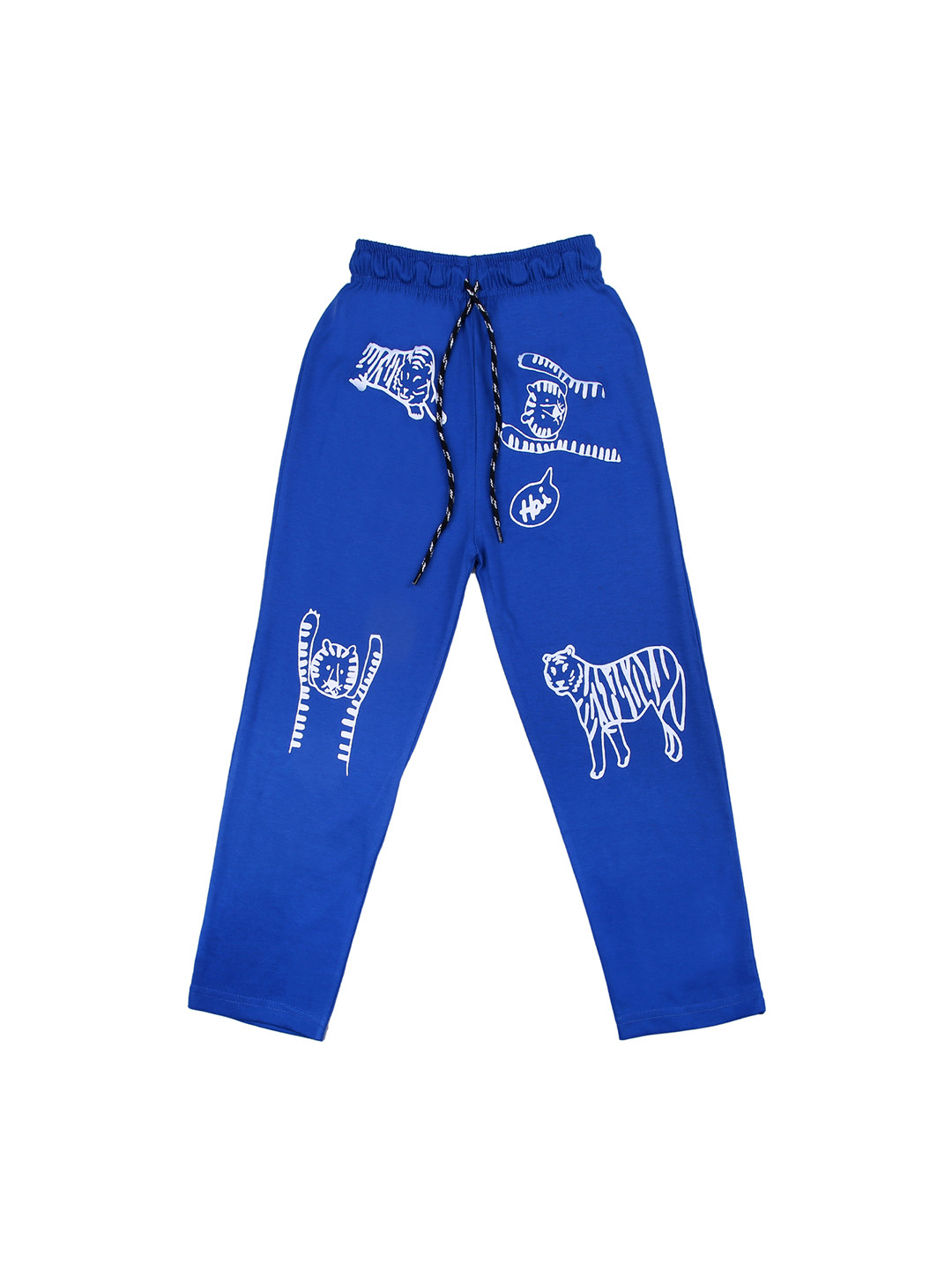 

SWEET ANGEL Unisex Blue Printed Track Pants