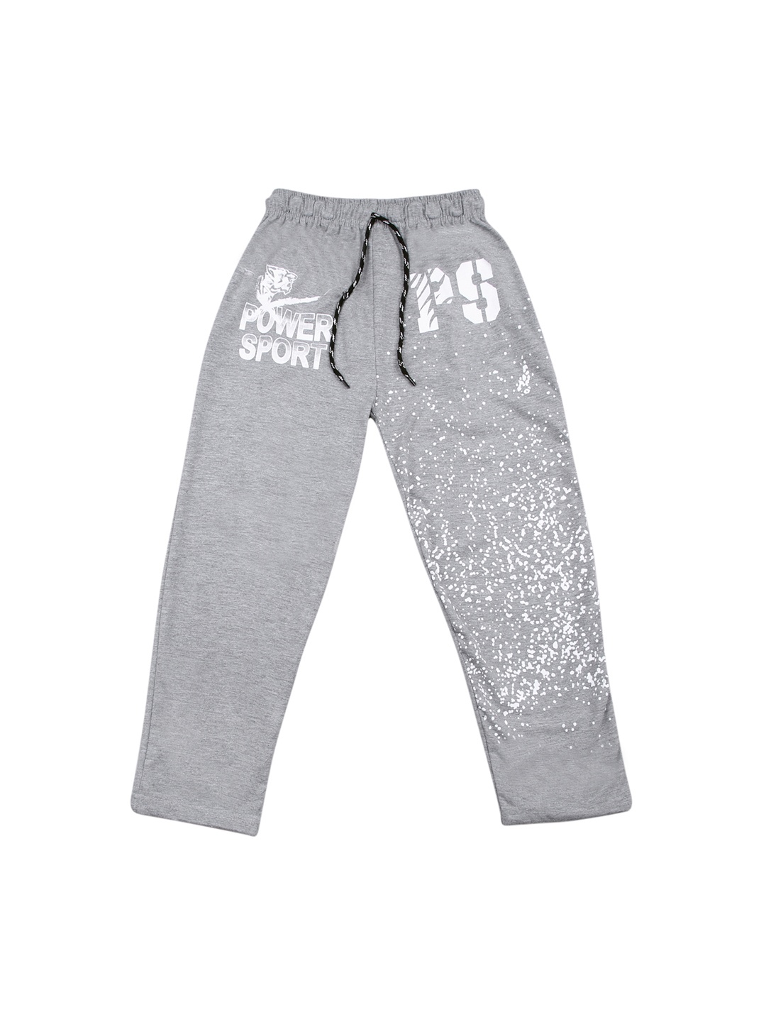 

SWEET ANGEL Kids Unisex Grey & White Printed Track Pants