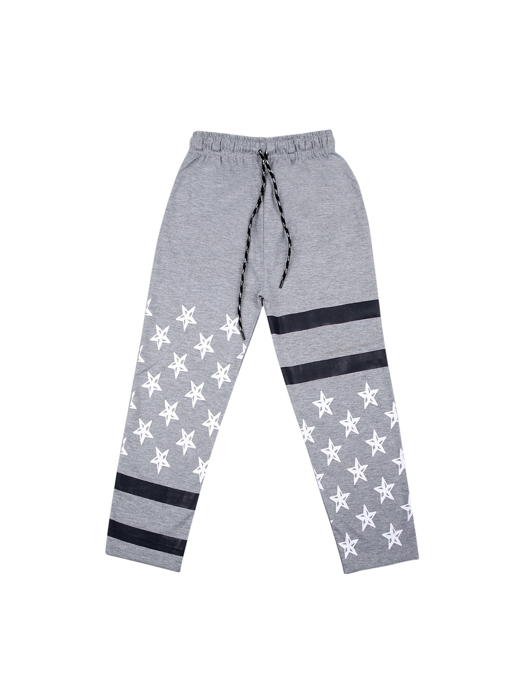

SWEET ANGEL Kids Grey Printed Track Pants