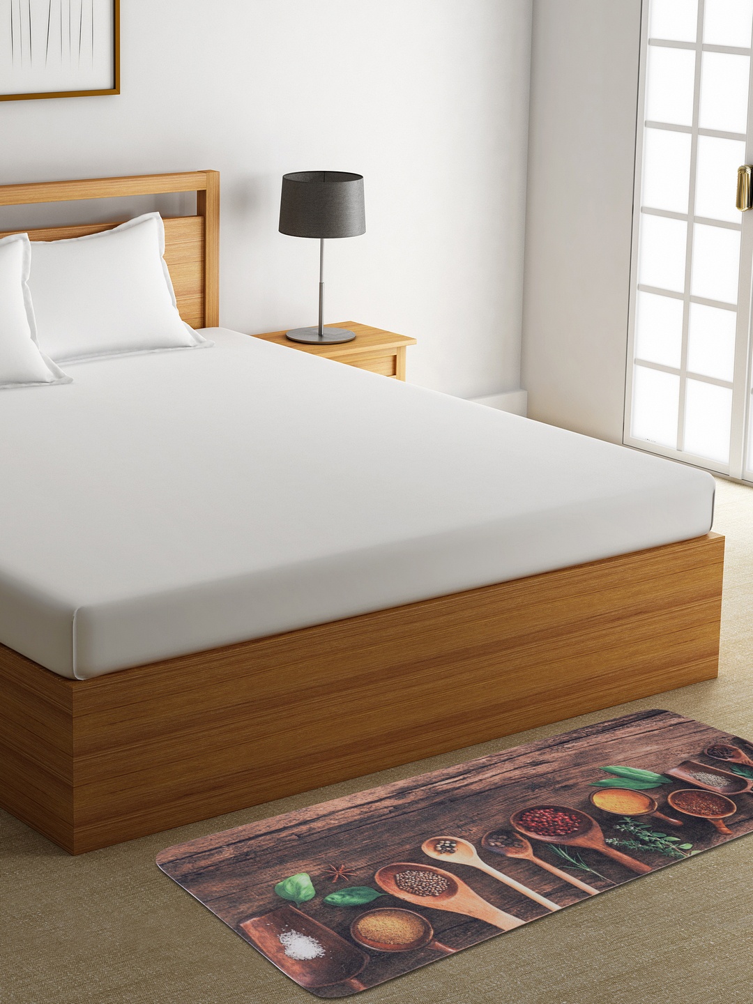 

Status 3D Digital Bed Side Runner, Brown