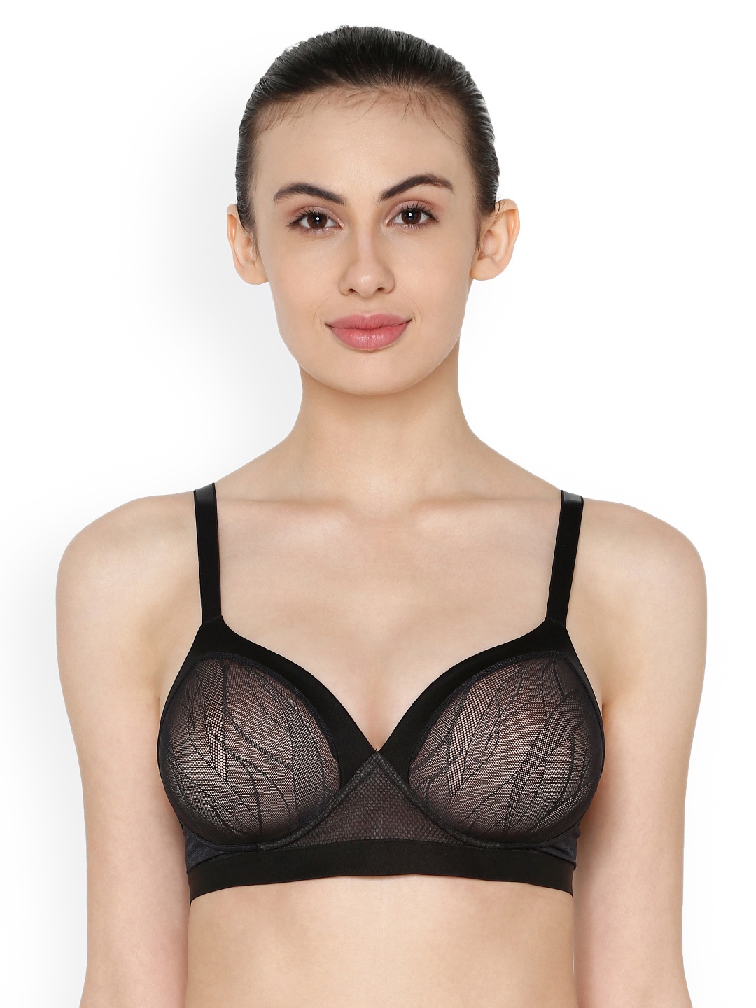 

Triumph Black Airy Sensation Invisible Padded Wireless Spacer Cup Bra 7613142290616
