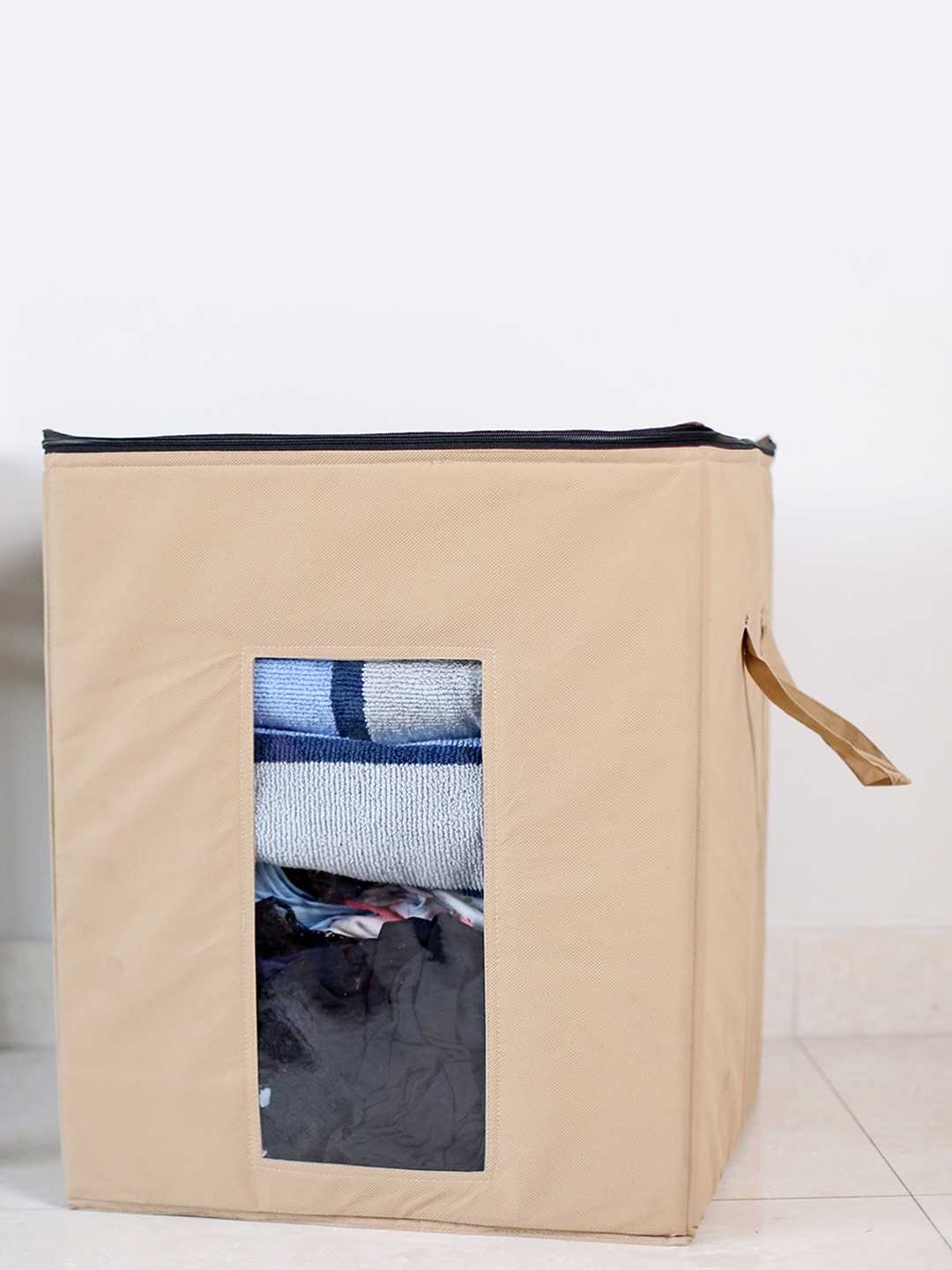 

My Gift Booth Cloth Storage Organiser, Beige