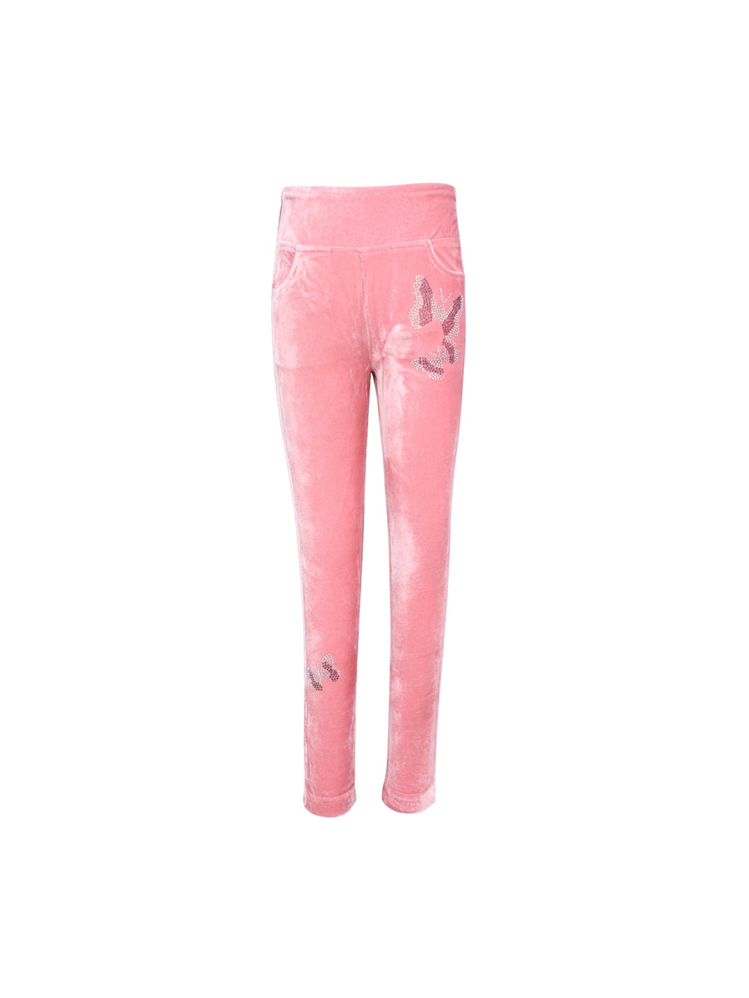 

Chenille Girls Peach Printed Leggings