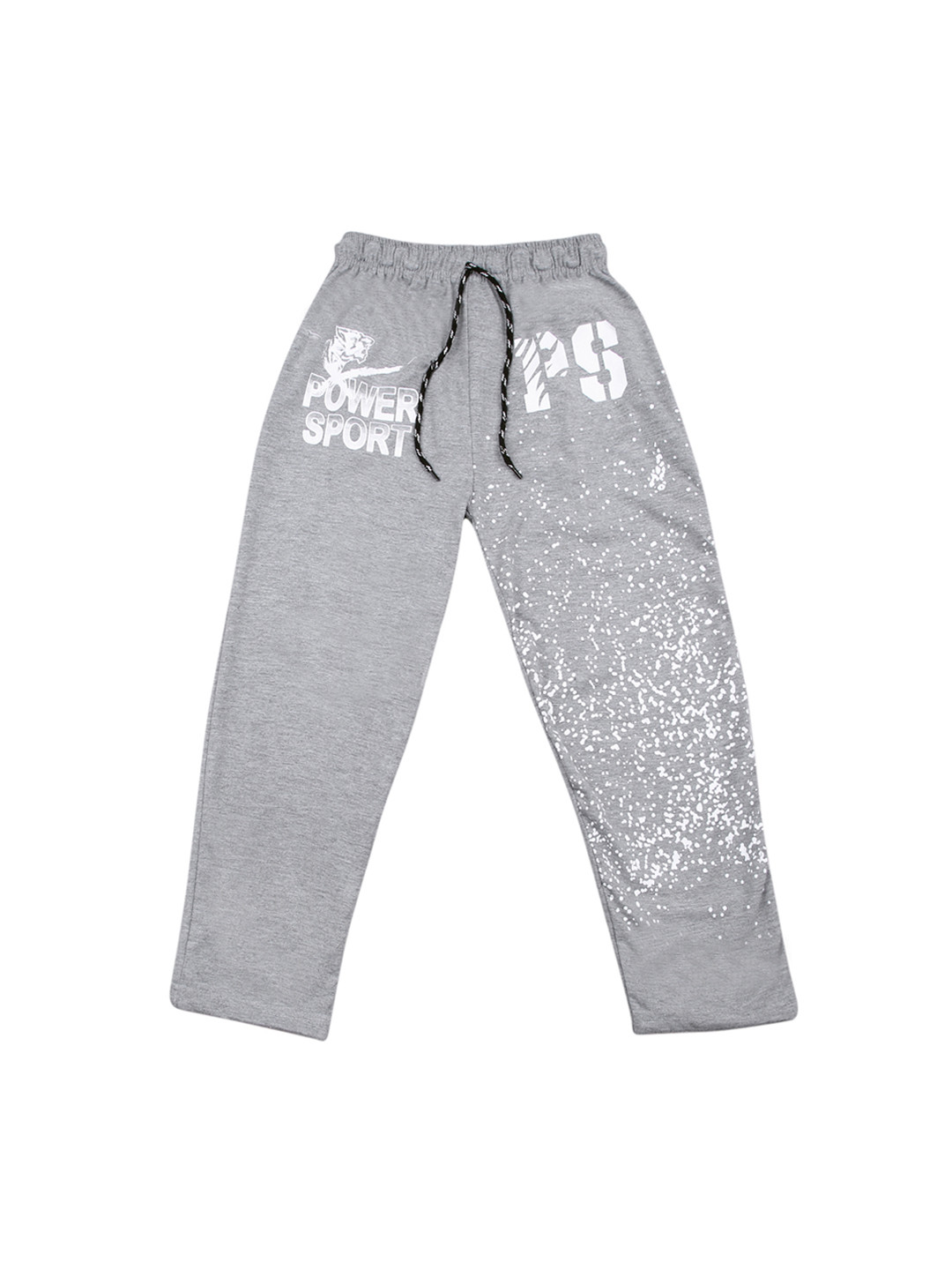 

SWEET ANGEL Kids Grey Printed Track Pants