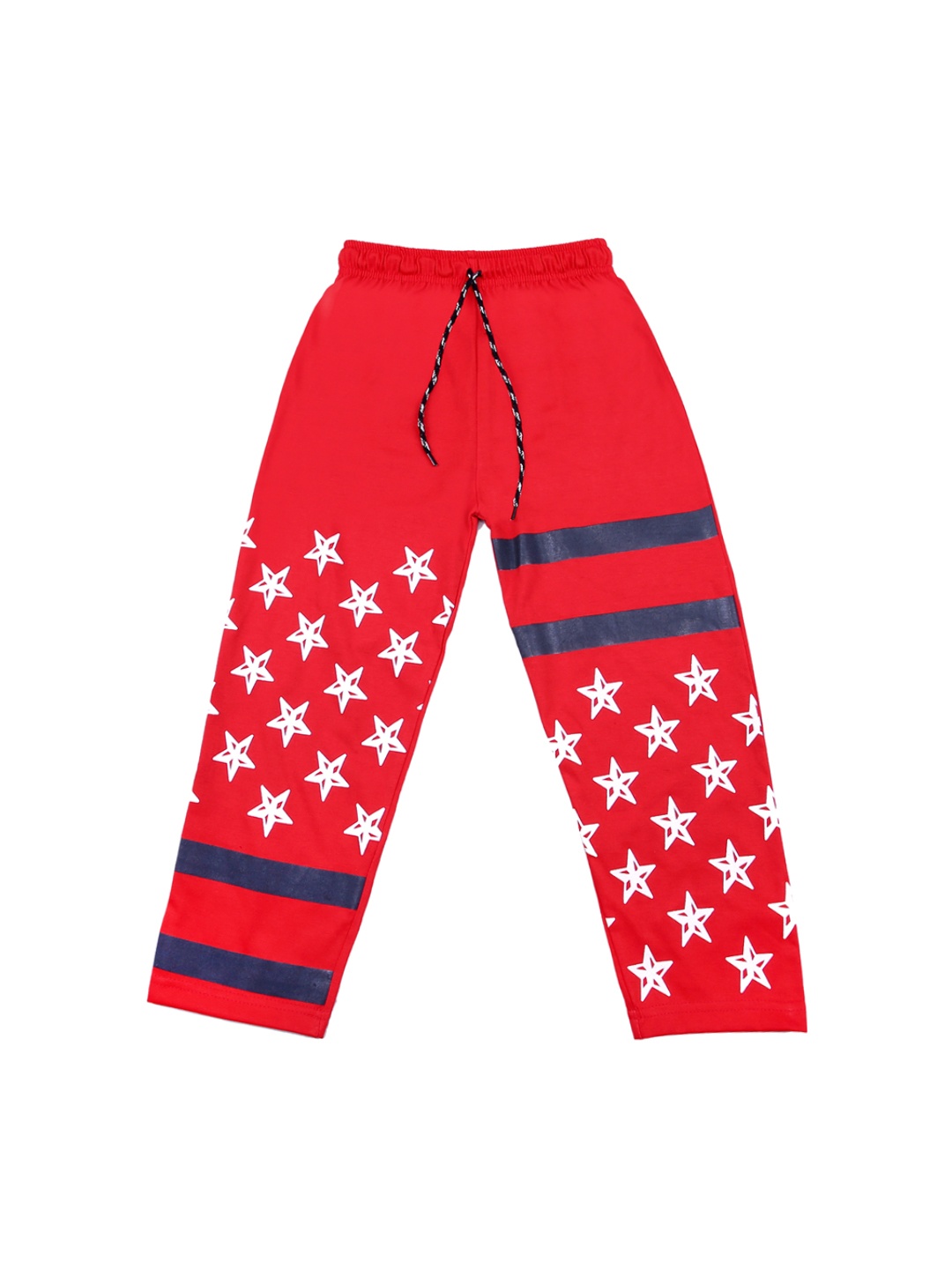 

SWEET ANGEL Kids Unisex Red & White Printed Track Pants