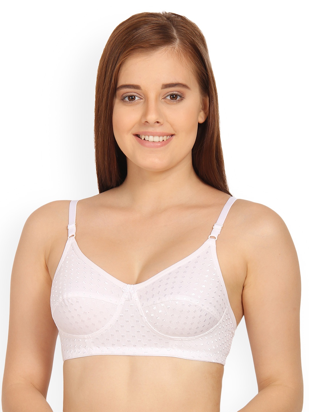 

Innocence White Solid Non-Wired Non Padded Everyday Bra BBAPLIN88704_40B