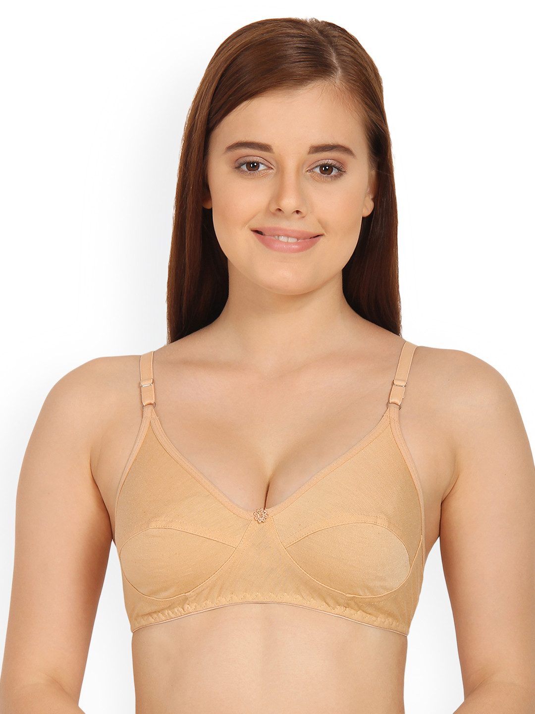

Innocence Beige Solid Non-Wired Non Padded Everyday Bra BBAPLIN88709