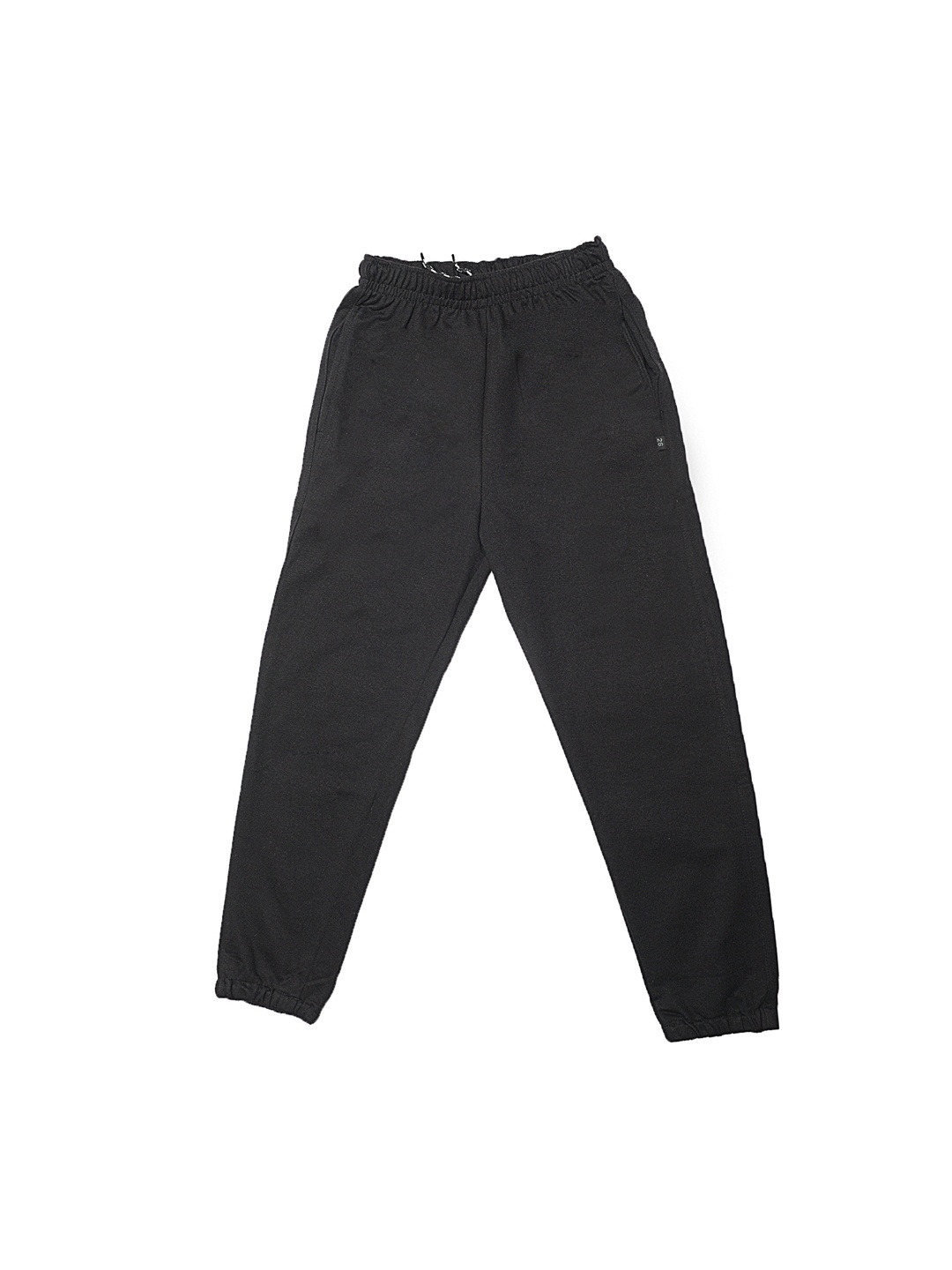 

TINY HUG Boys Black Solid Slim-Fit Joggers
