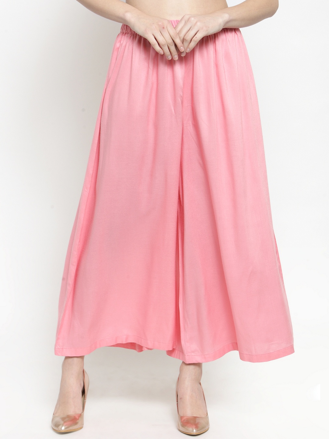 

Sera Women Pink Wide Leg Solid Palazzos