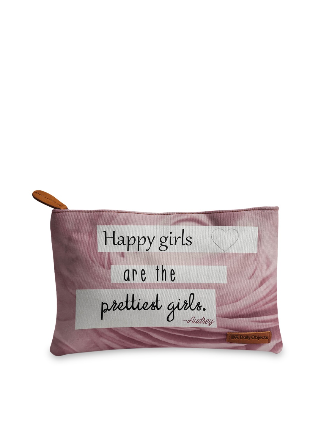 

DailyObjects Pink Printed Clutch