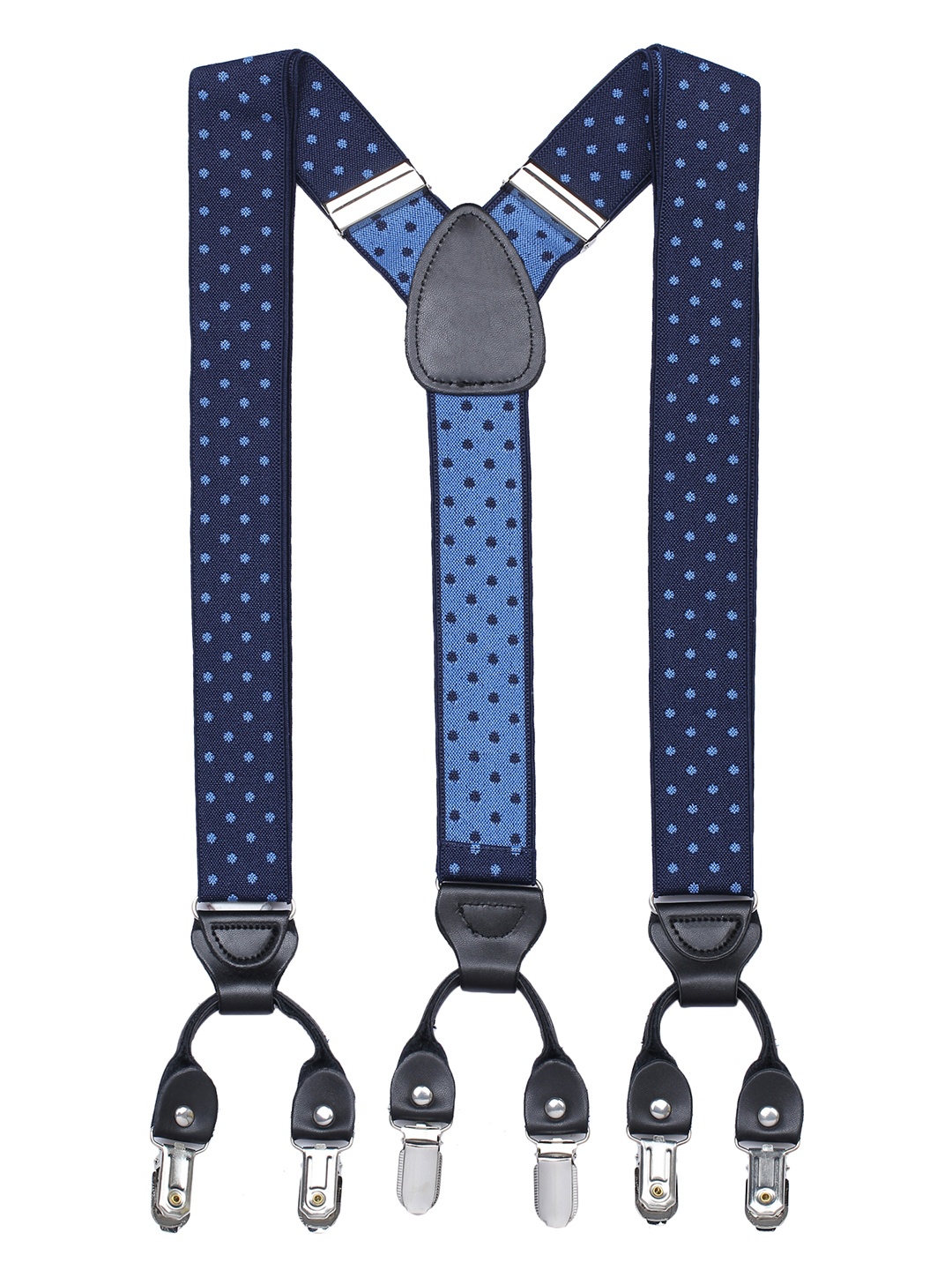 

Alvaro Castagnino Men Blue Patterned Suspenders