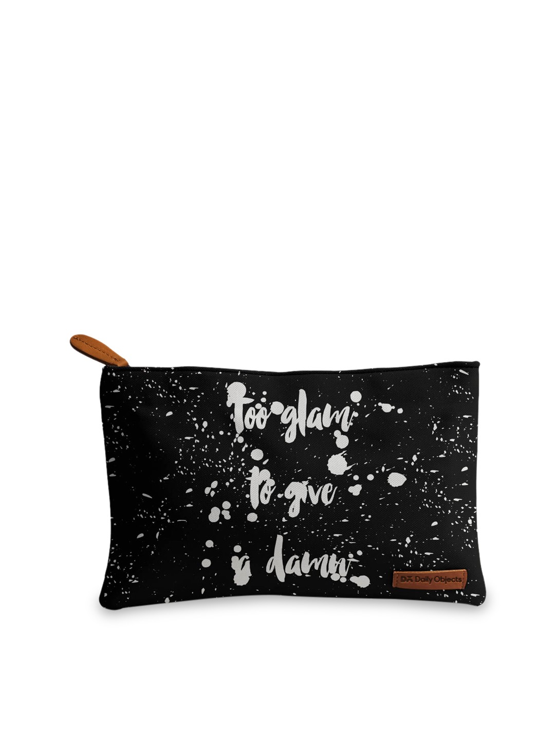 

DailyObjects Black Printed Stash Pouch