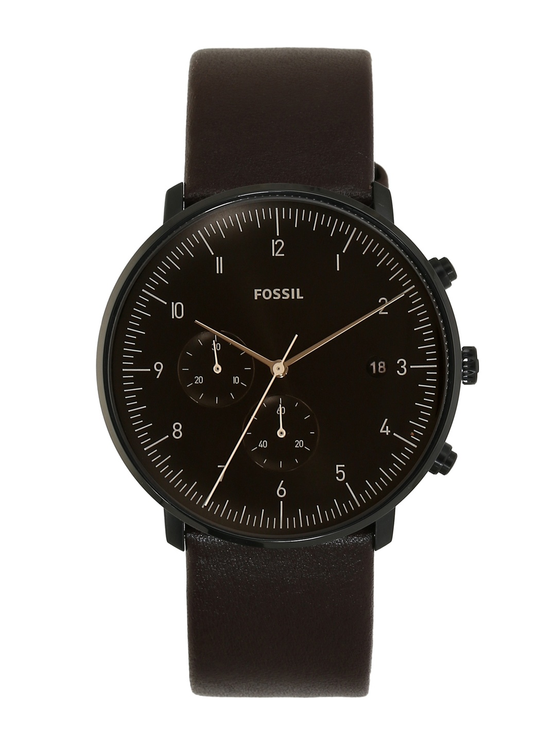 

Fossil CHASE Men Brown Analogue Watch FS5485