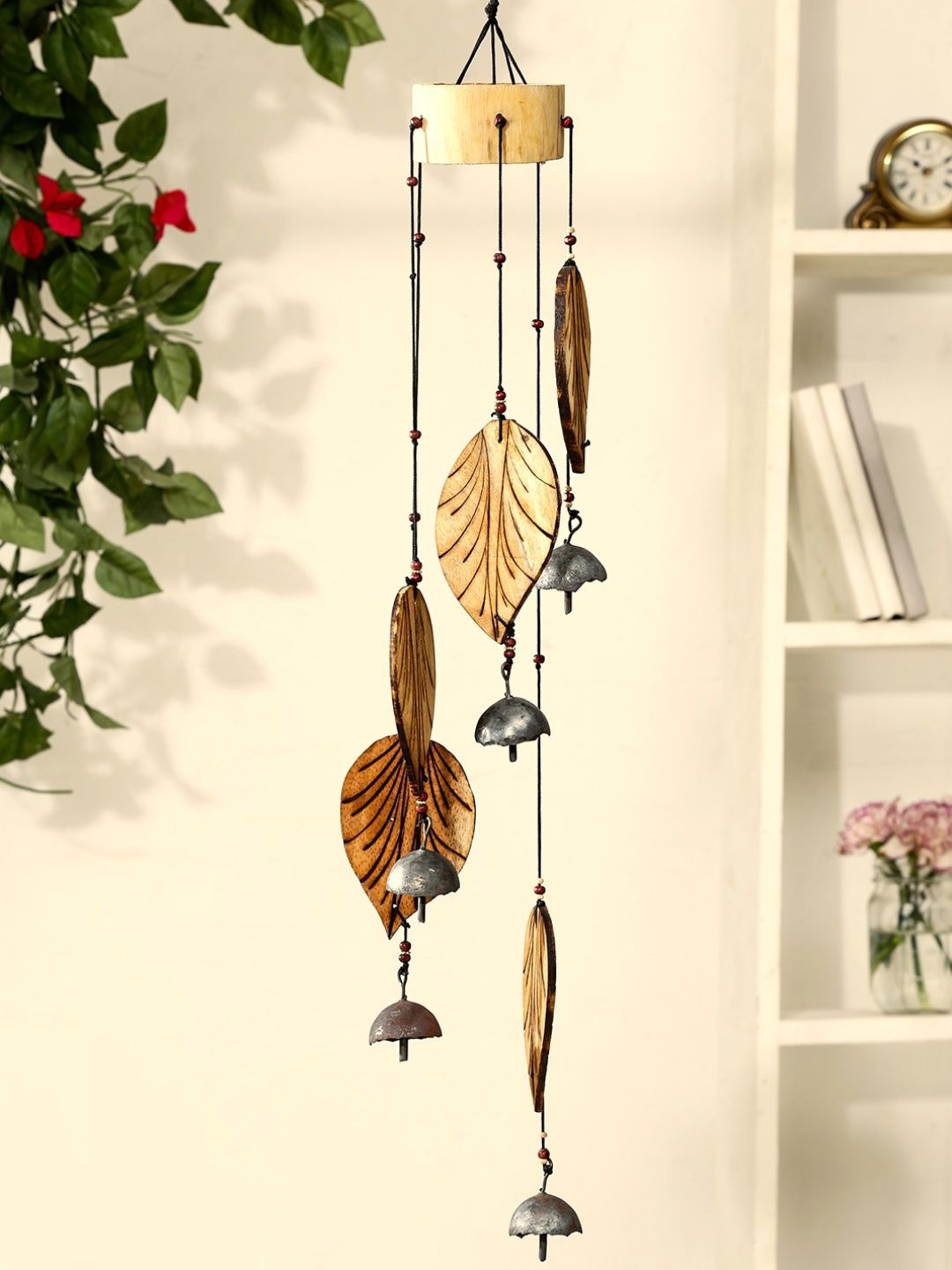 

Unravel India Brown Bamboo Petal Windchime