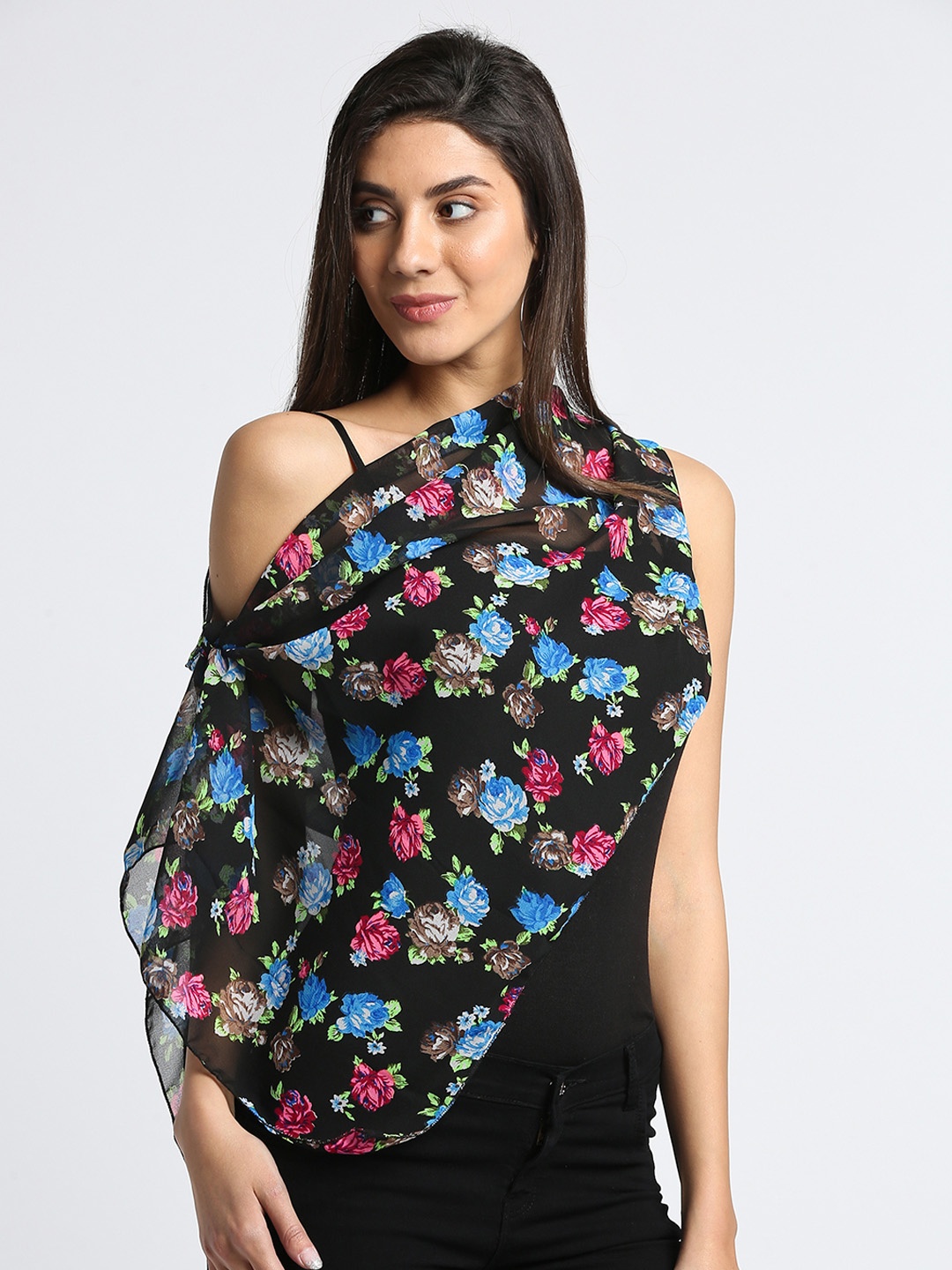 

Trend Arrest Women Multicoloured Printed Scarf, Multi