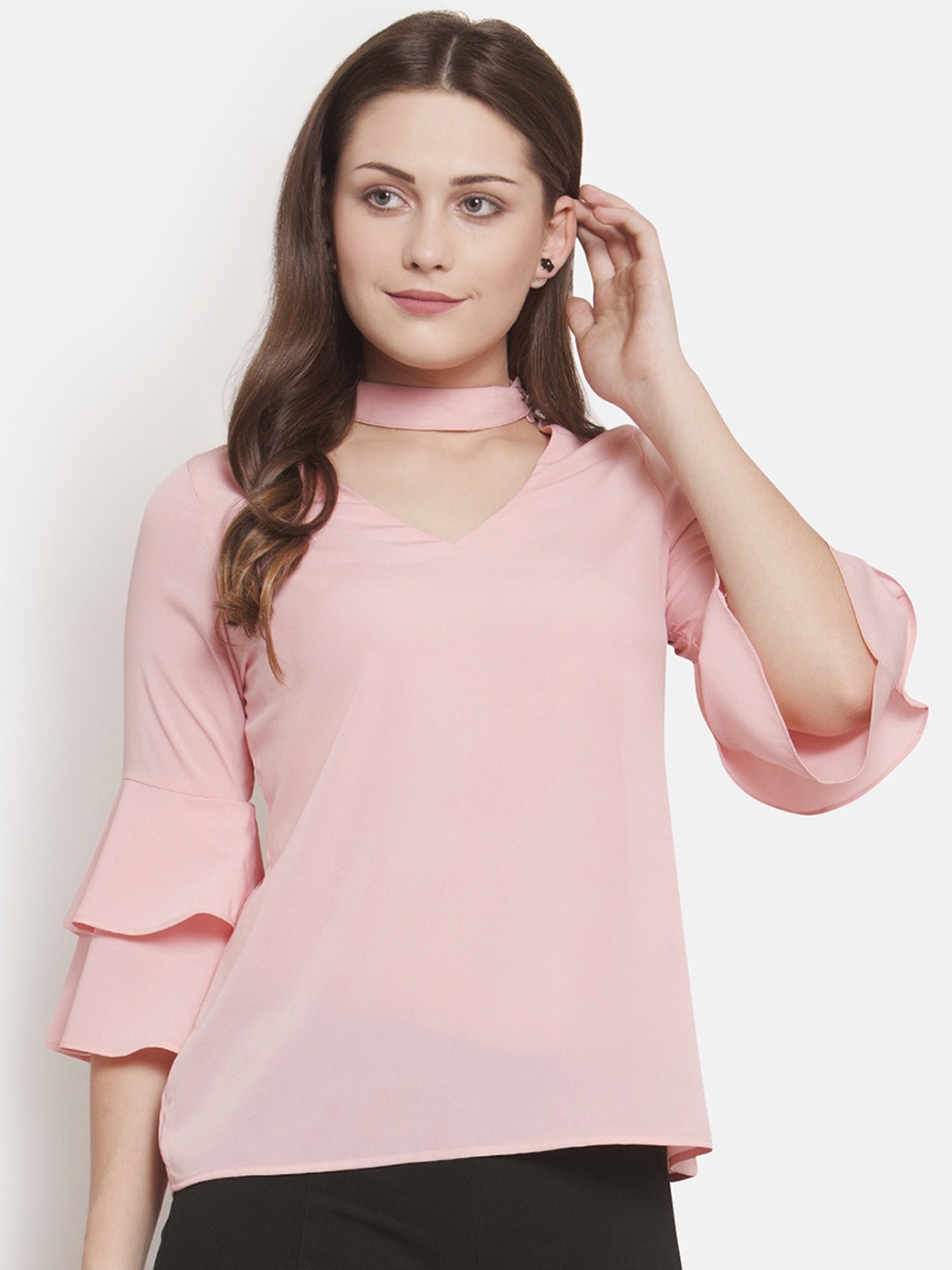 

Martini Women Pink Solid Top