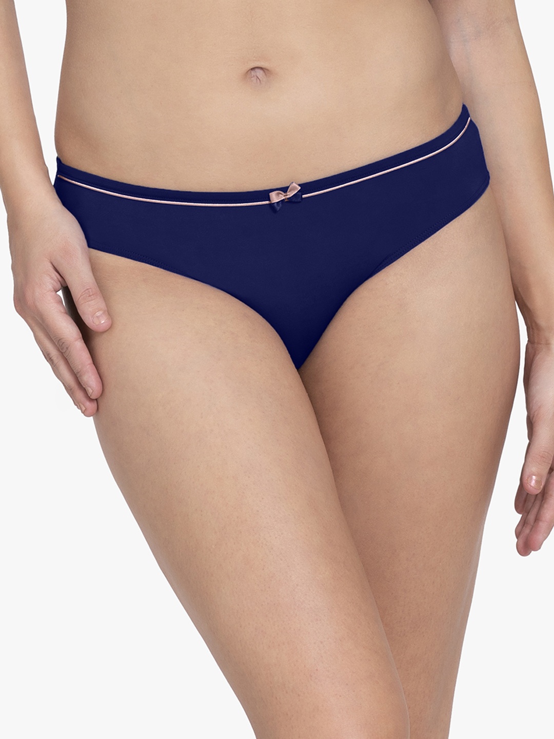 Amante Women Low Rise Bikini Briefs- PAN10902, Blue