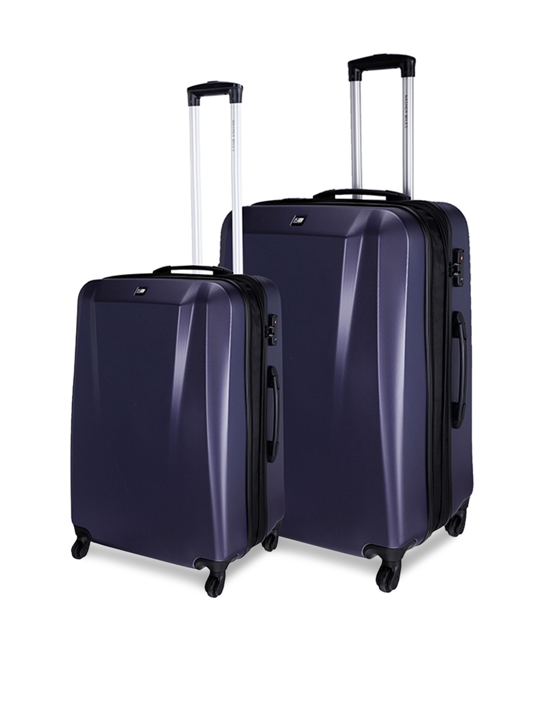 

Nasher Miles Unisex Set of 2 Purple Trolley Bags