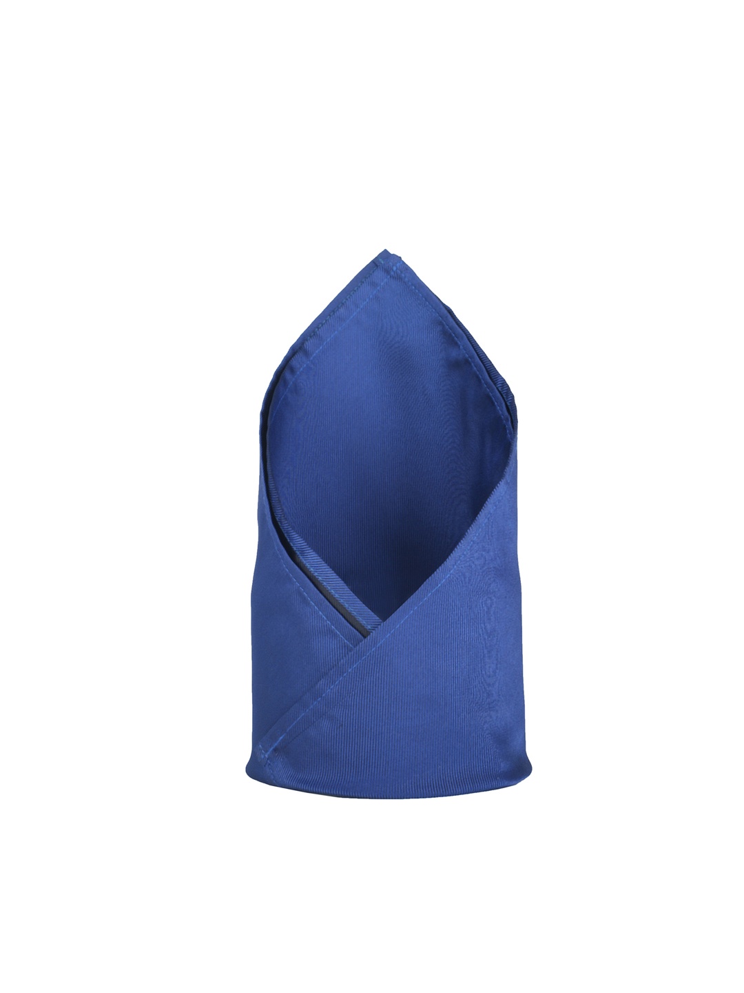 Peter England Men Blue Solid Pocket Square
