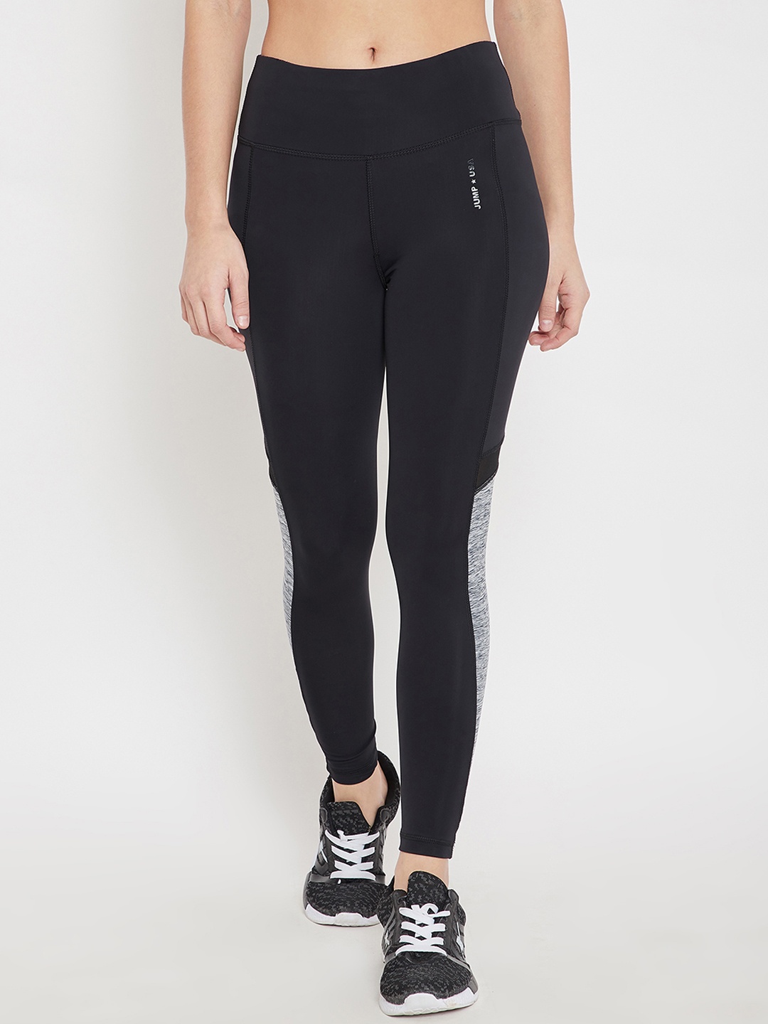 

JUMP USA Women Black Solid Tights