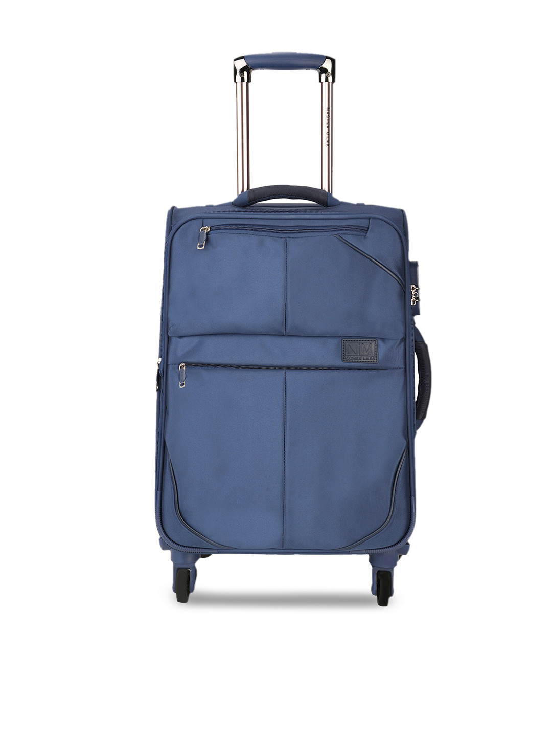 

Nasher Miles Blue Soft-Sided Cabin Trolley Bag
