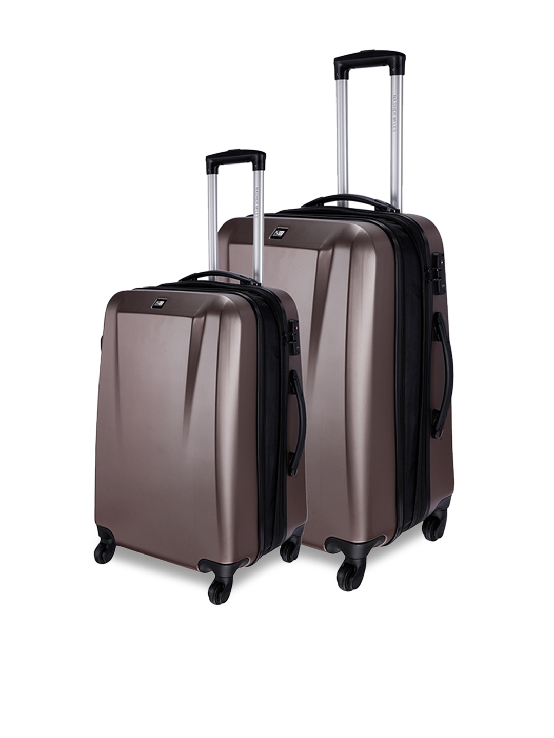 

Nasher Miles Unisex Set of 2 Brown Trolley Bags