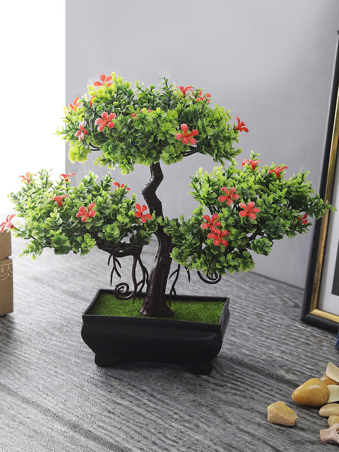 

FOLIYAJ Green Artificial Plant With Pot
