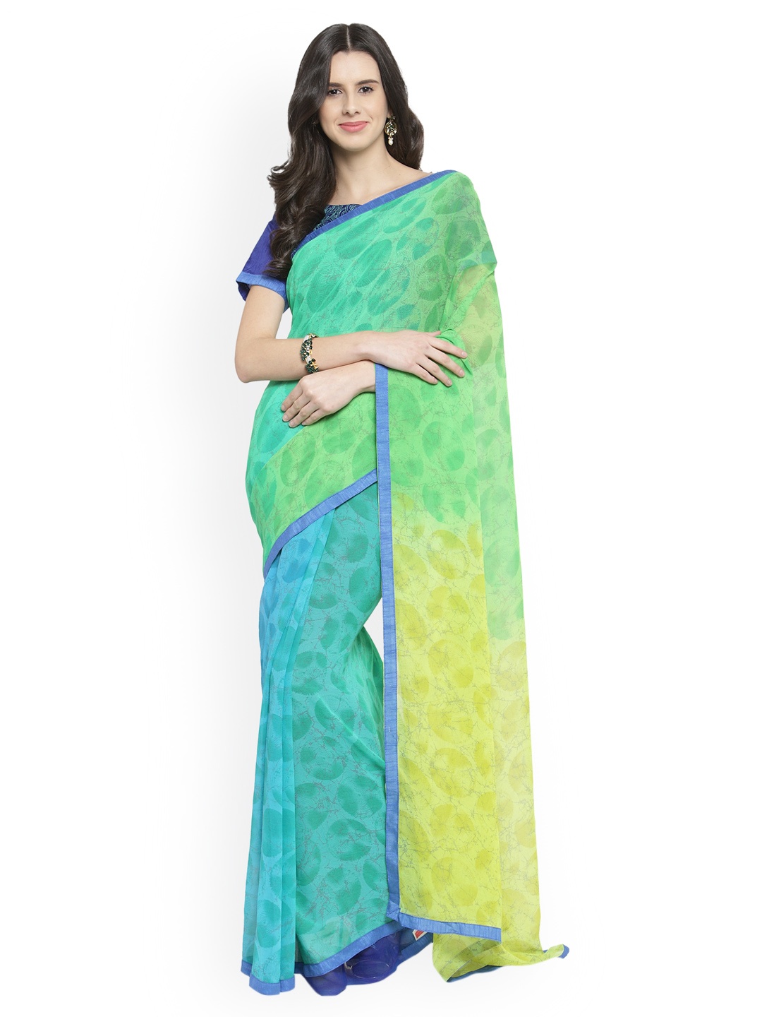 

Shaily Multicoloured Printed Saree, Multi