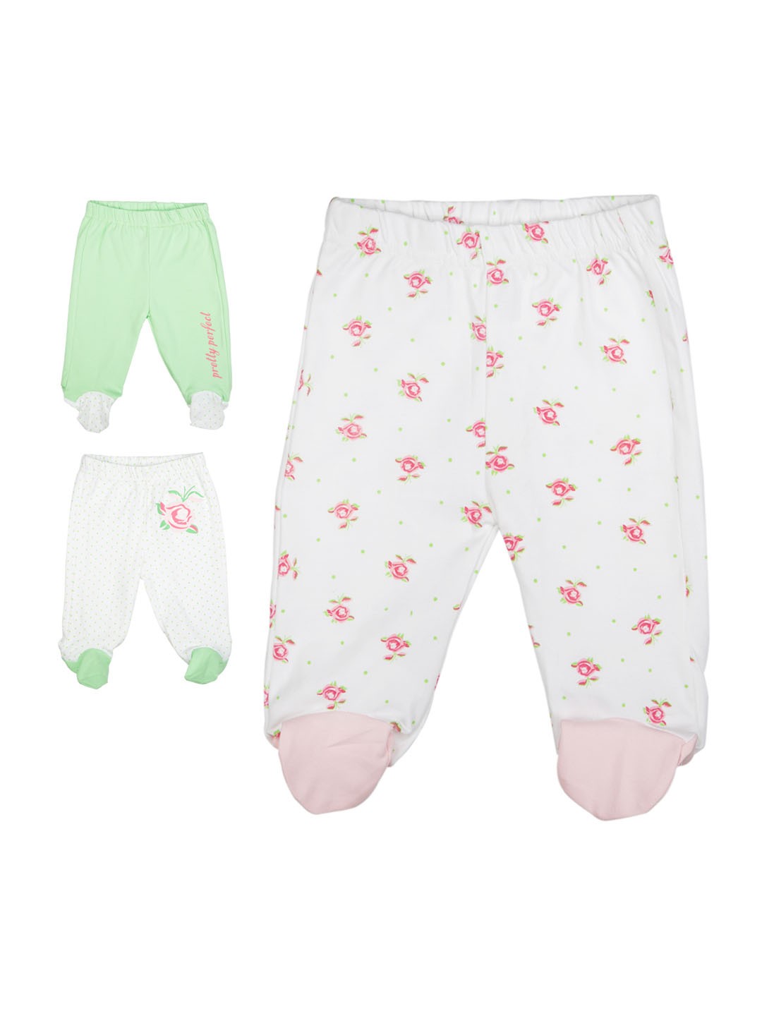 

MeeMee Girls Pack of 3 Leggings, Green