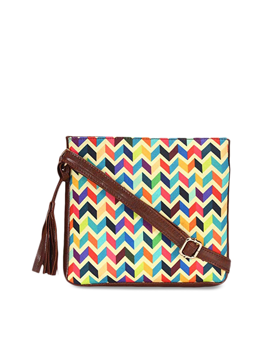 

Lychee bags Multicoloured Printed Sling Bag, Multi