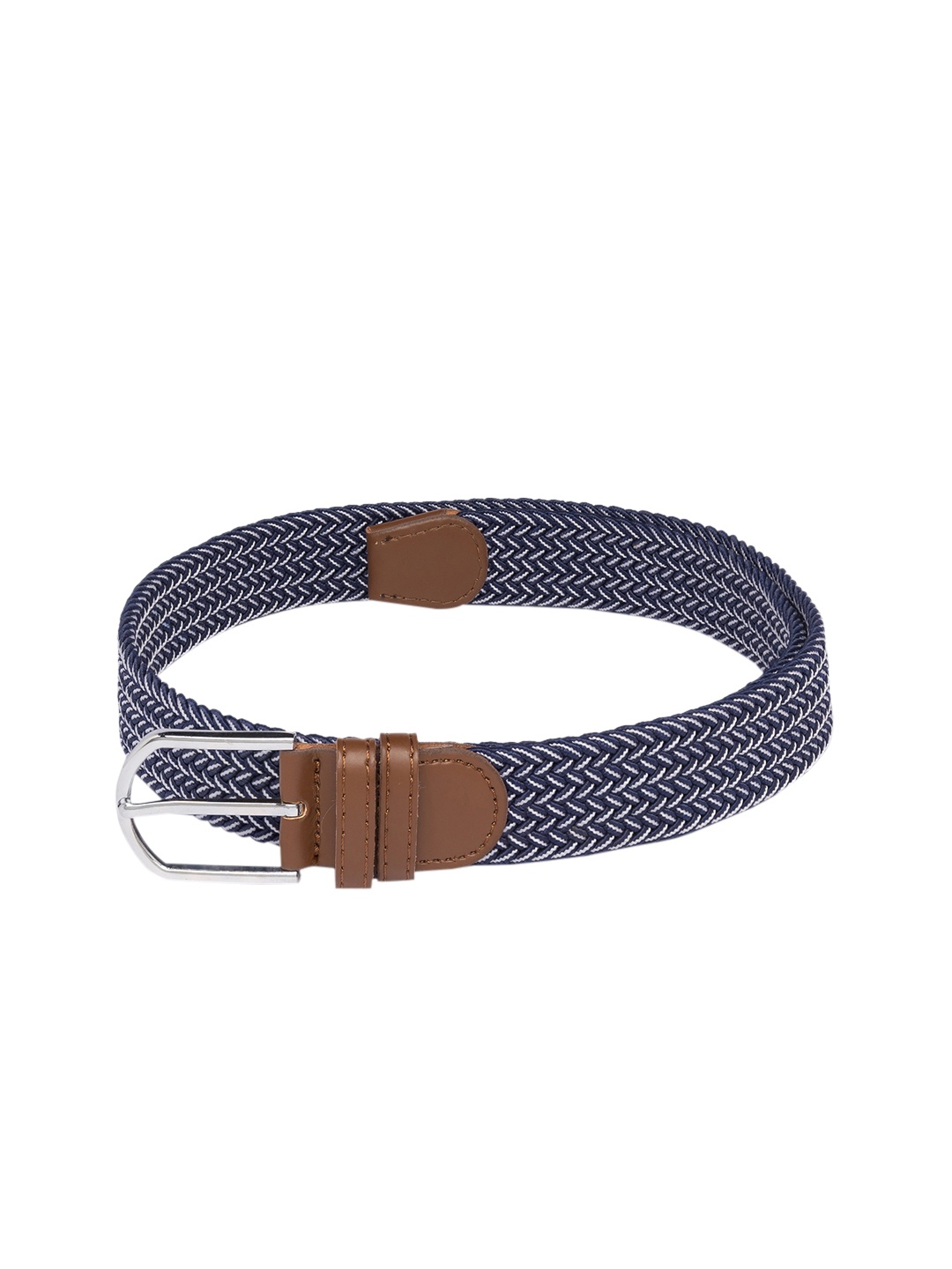 

Globus Men Navy Blue Braided Belt