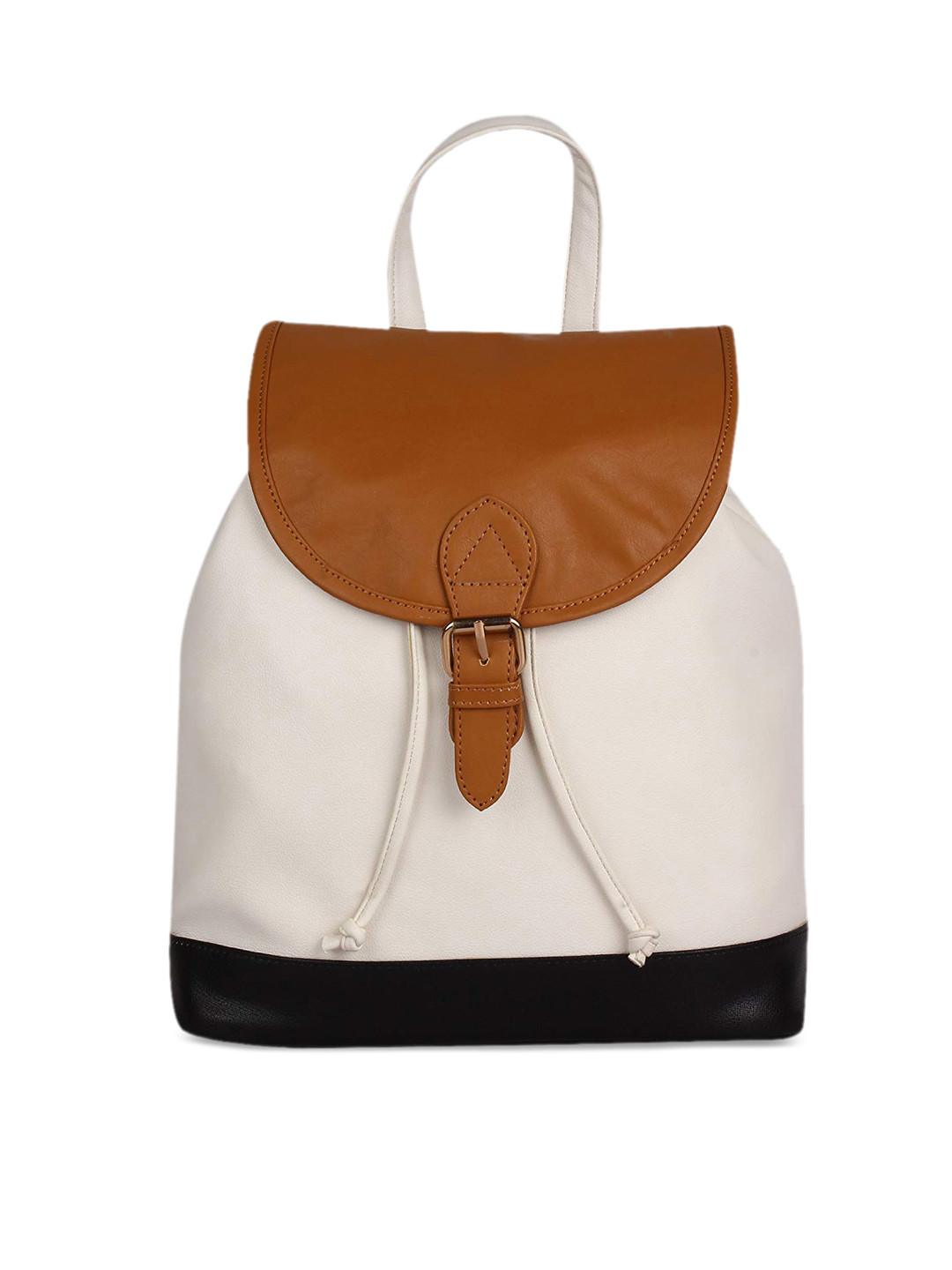 

Lychee bags White & Tan Brown Colourblocked Shoulder Bag