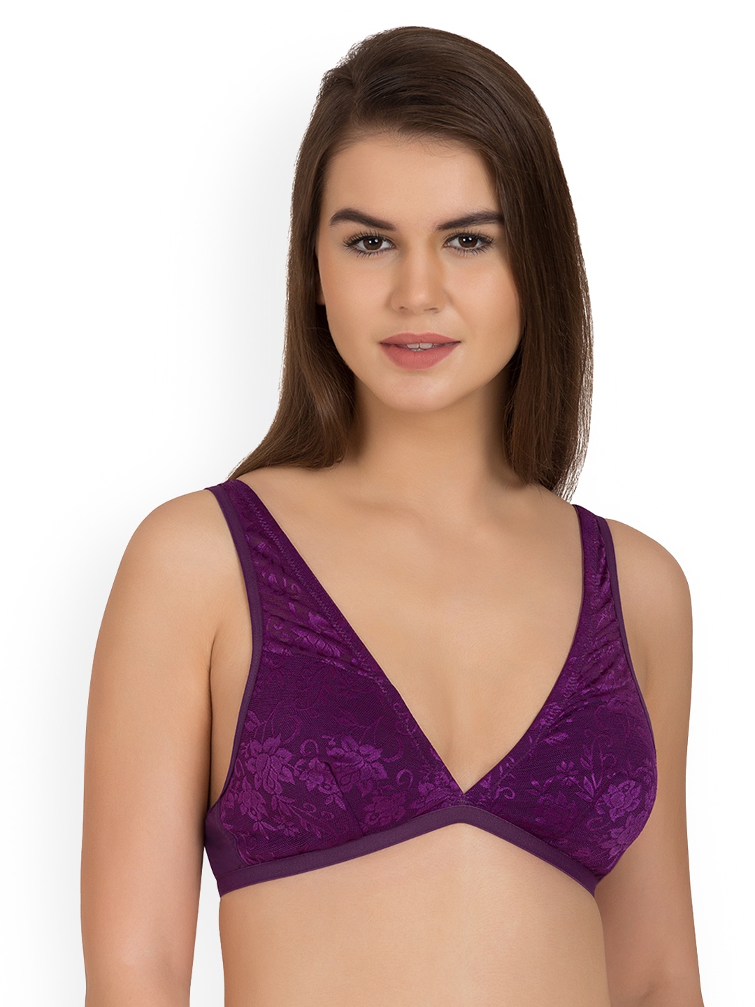 

Tweens Purple Lace Non-Wired Non Padded Bralette TW254DPR