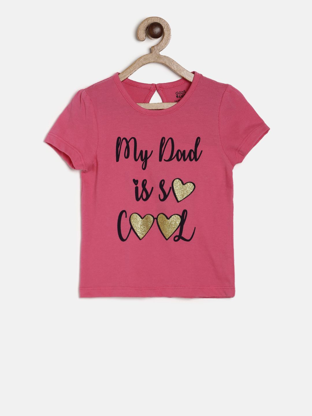 

MINI KLUB Girls Pink Printed Top