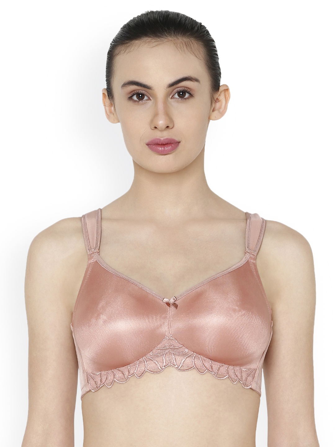 

Triumph Minimizer 151 Wireless Non Padded Comfortable Support Big Cup Bra, Coral