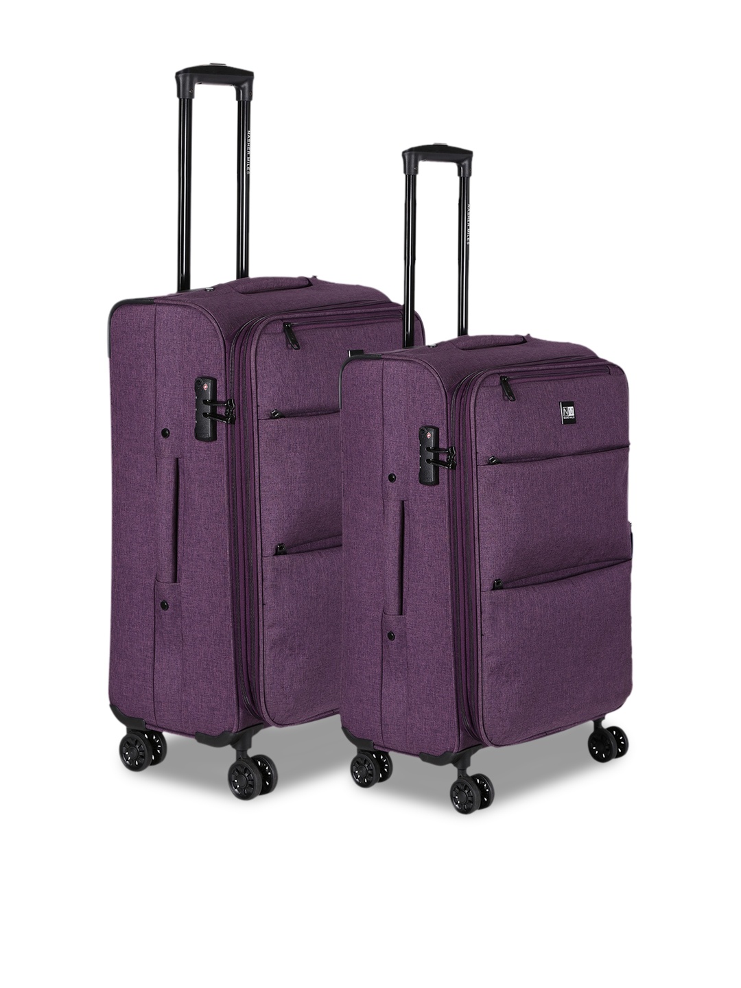 

Nasher Miles Unisex Purple Large Trolley Bag