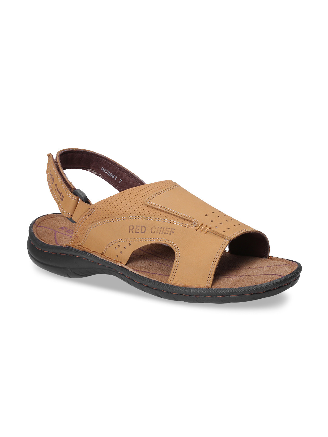 

Red Chief Men Tan Comfort Sandals