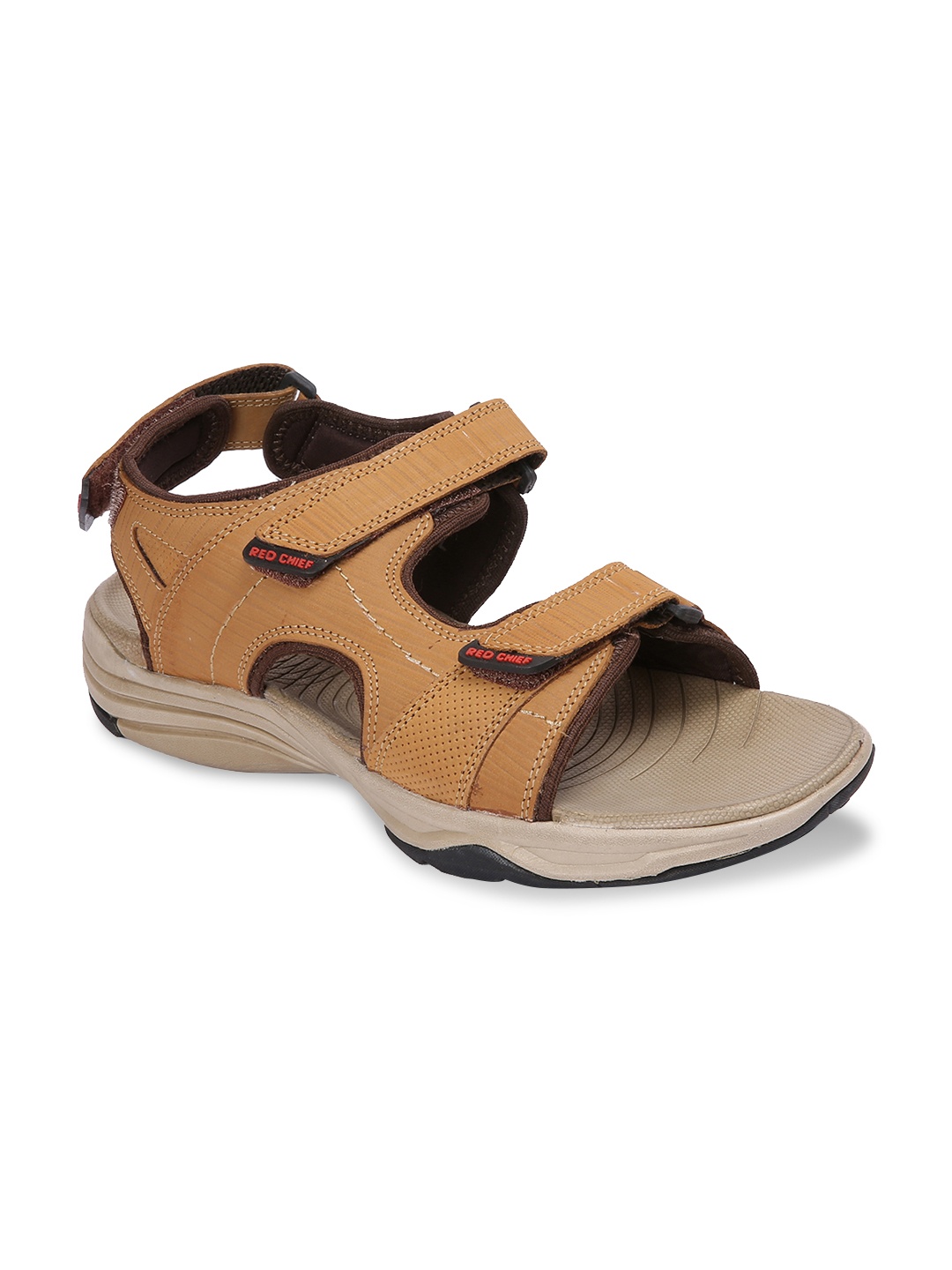 

Red Chief Men Brown Comfort Sandals