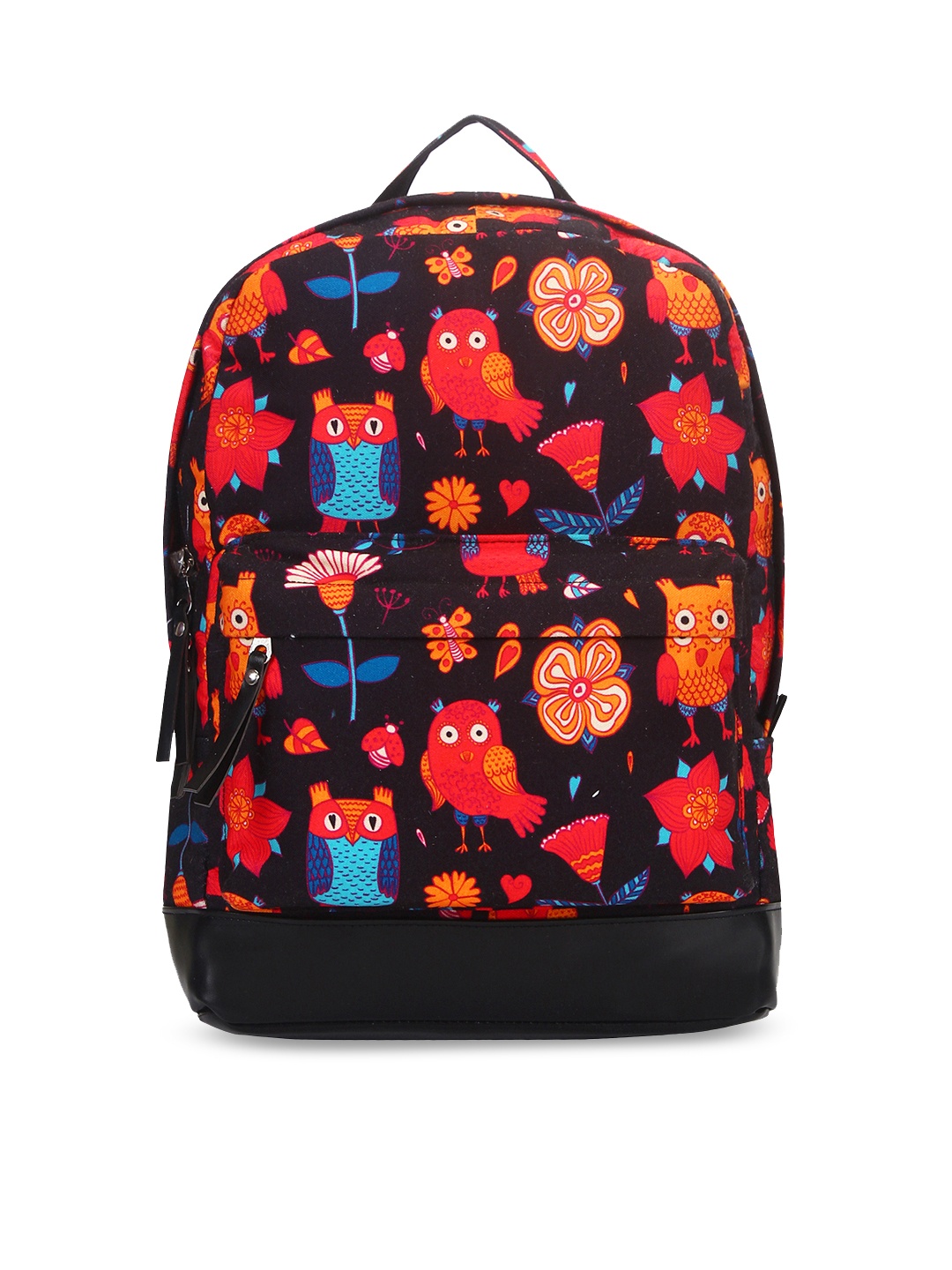 

Anekaant Women Black & Red Backpack