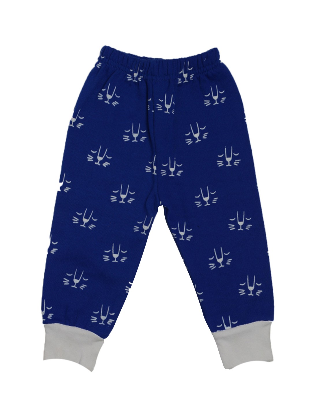 

TINY HUG Unisex Blue Printed Slim-Fit Joggers