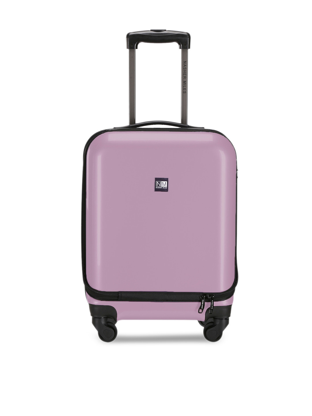 

Nasher Miles New York Solid Overnighter Trolley Bag, Mauve