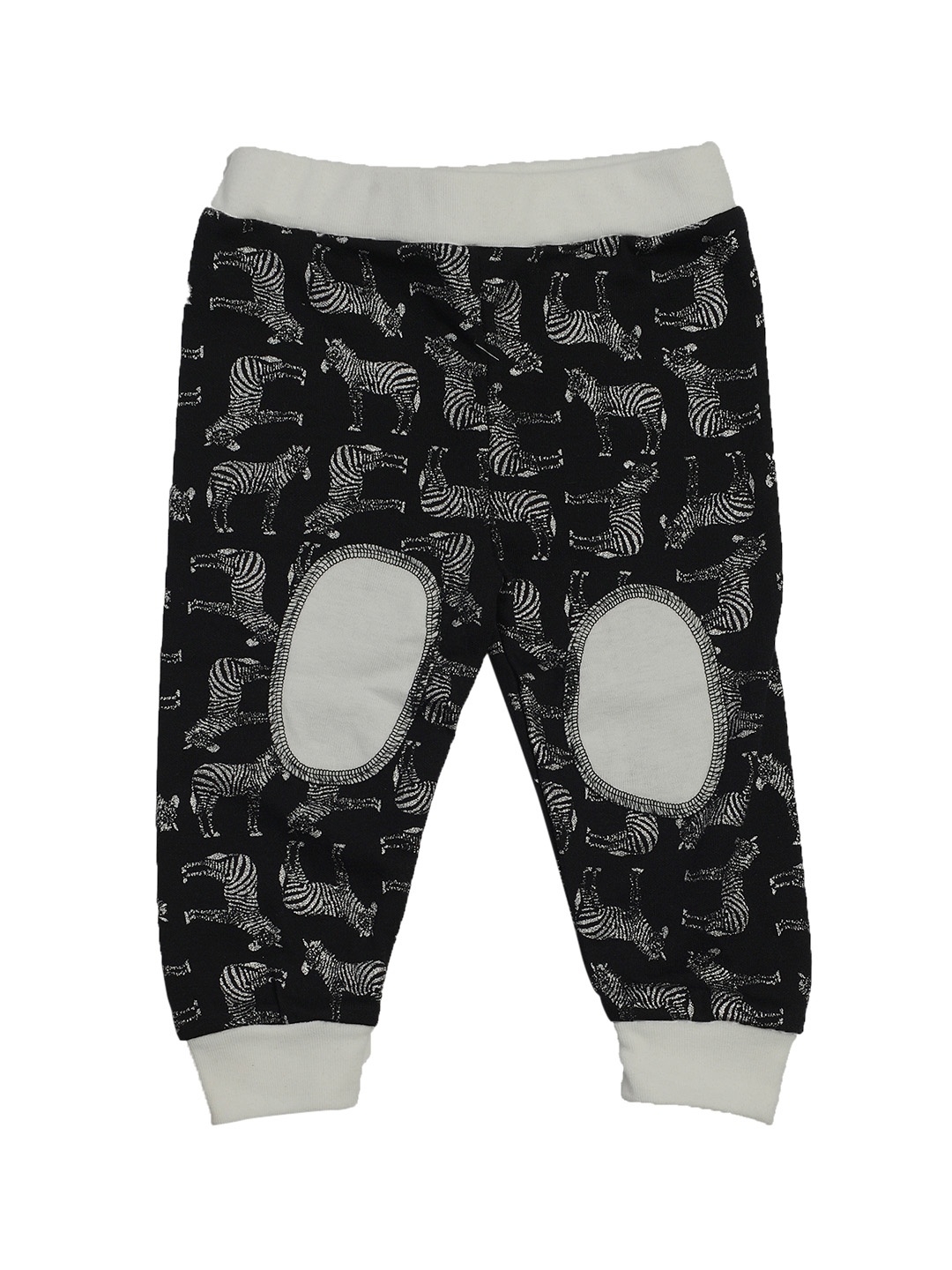 

TINY HUG Unisex Black Printed Slim-Fit Joggers