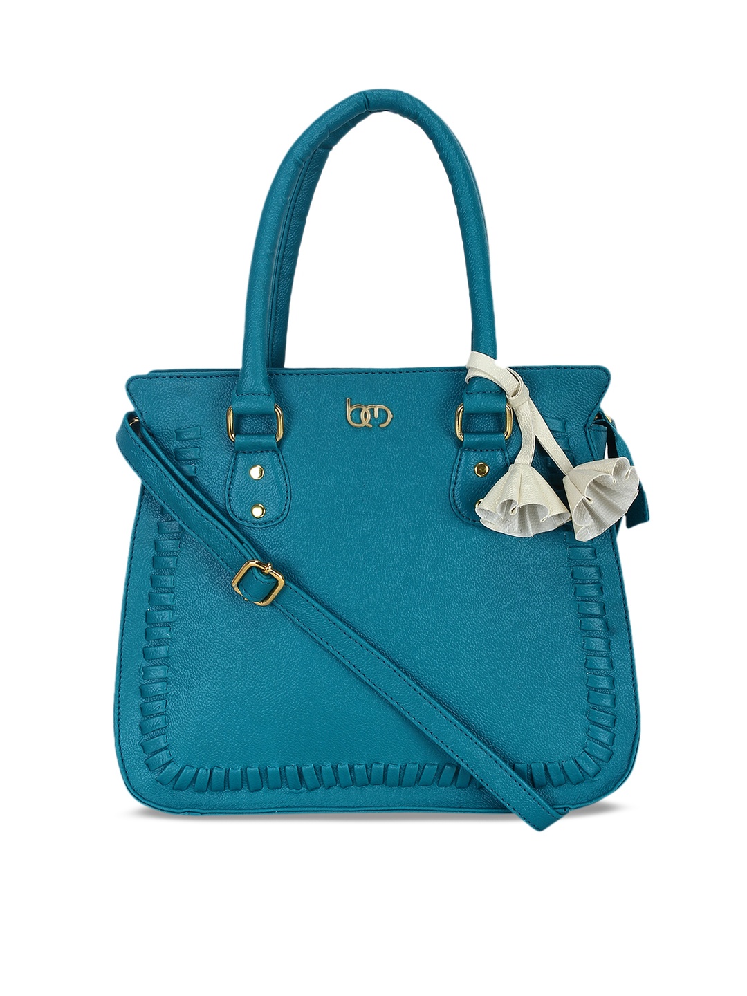 Bagsy Malone Teal Solid Shoulder Bag