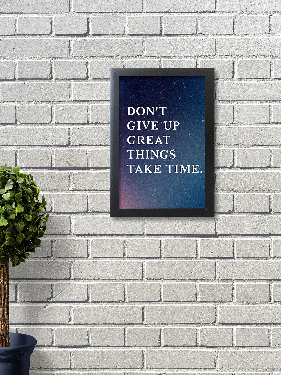 

nest ART Blue & Black Wall Art