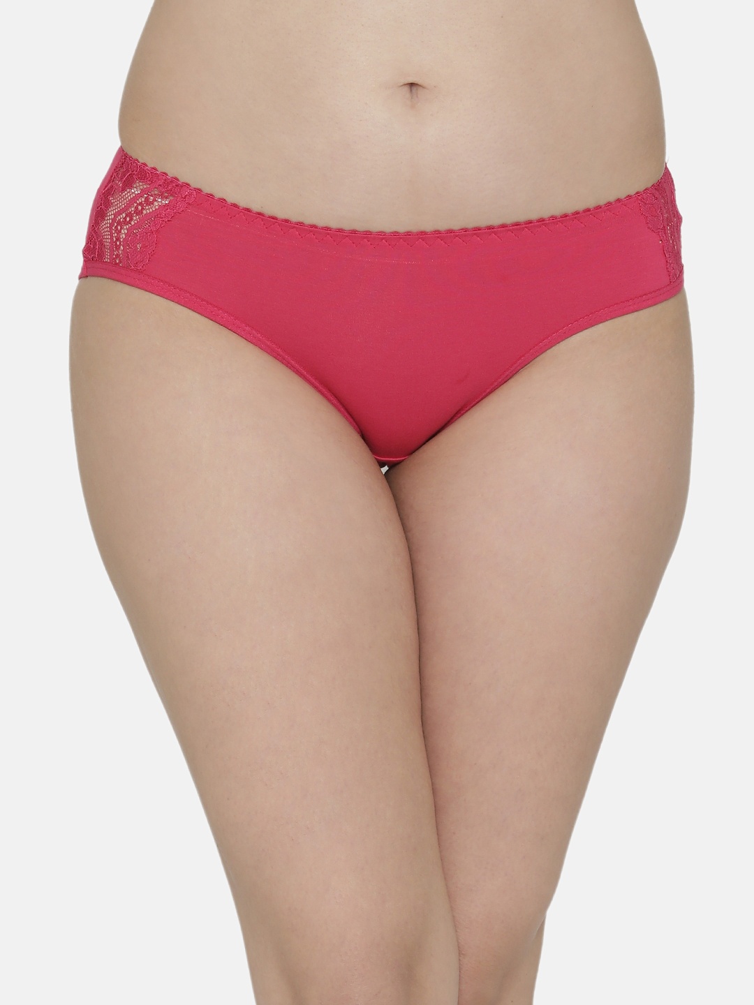 

Clovia Women Pink Solid Bikini Briefs PN2808P14XL