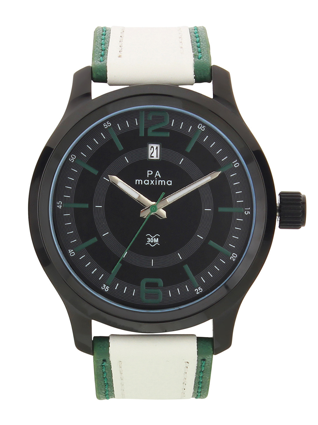 

maxima Men Black Analogue Watch O-53011LMGB